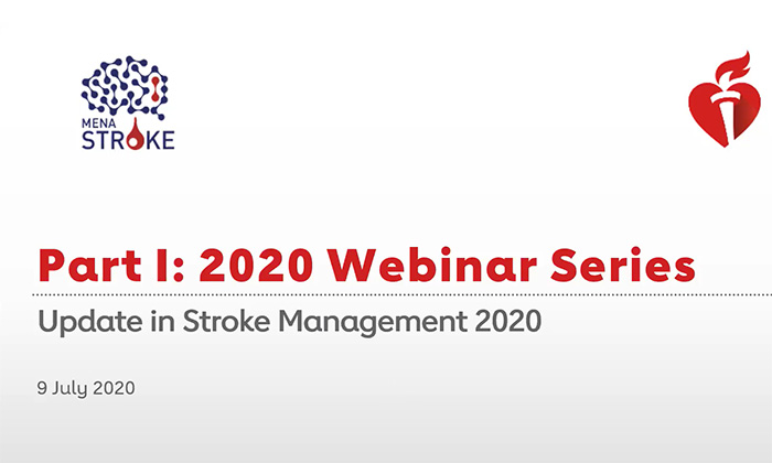 Video - Part I: 2020 Webinar Series - Update in Stroke Management 2020