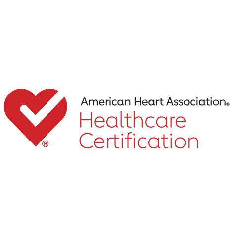 American Heart Association Healthcare Certification Logo 
