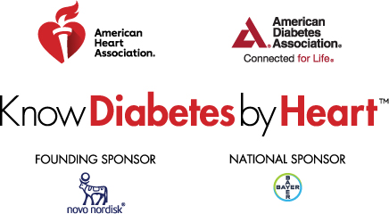 Know Diabetes by Heart Sponsor Logos