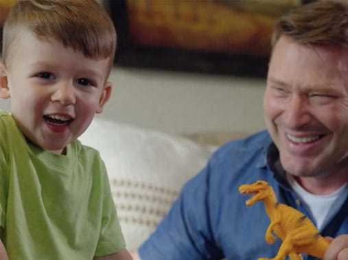 Jeff - heart disease survivor and his son Jeff - heart disease survivor and his son