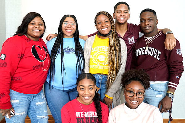 Group of student attendees at the 2022 AHA HBCU Scholar Program Awards (© Larry McCormack)