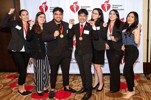 A group of AHA's Hispanic Serving Institutions Scholars Program 2021 scholars