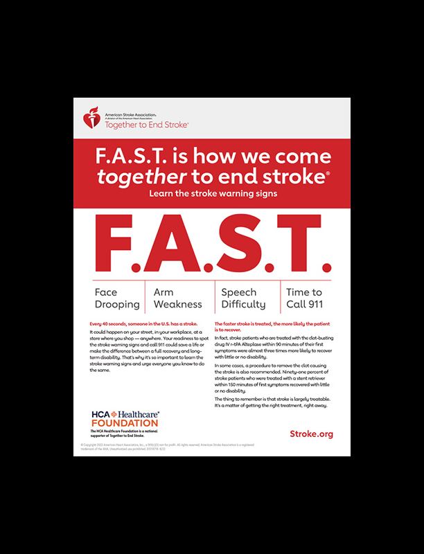 F.A.S.T. infographic