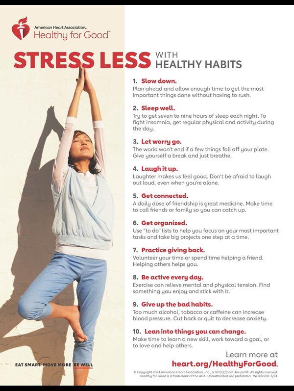 Stress Management American Heart Association