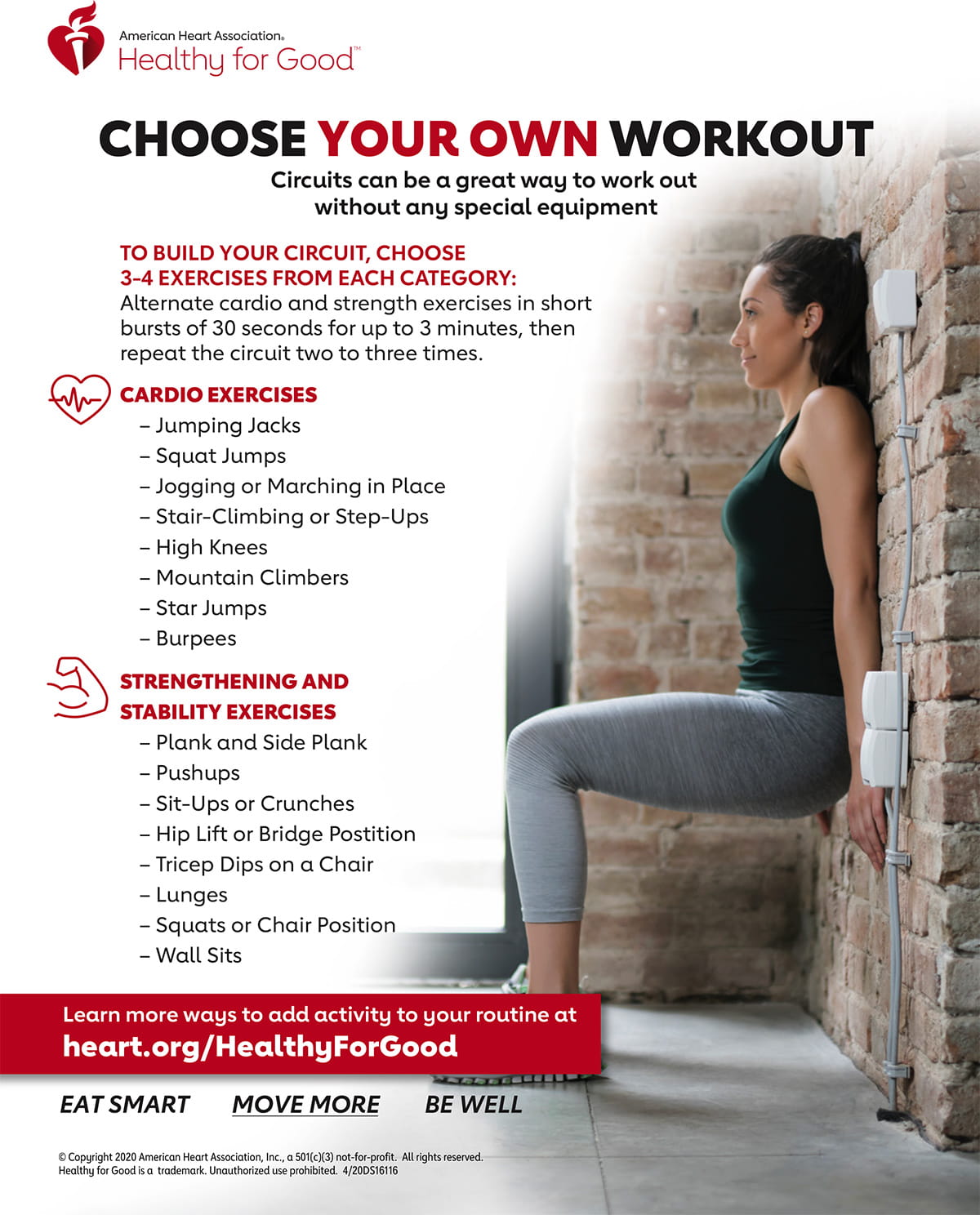 Endurance Exercise Aerobic American Heart Association