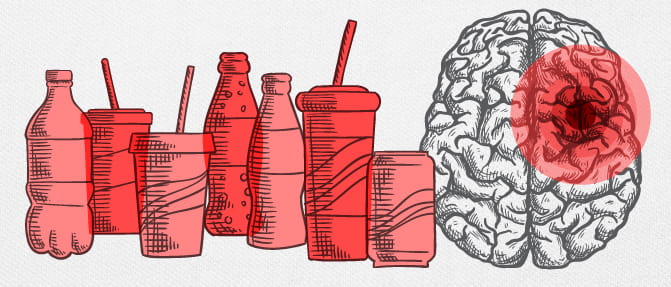 what ingredient in diet drinks causes dementia