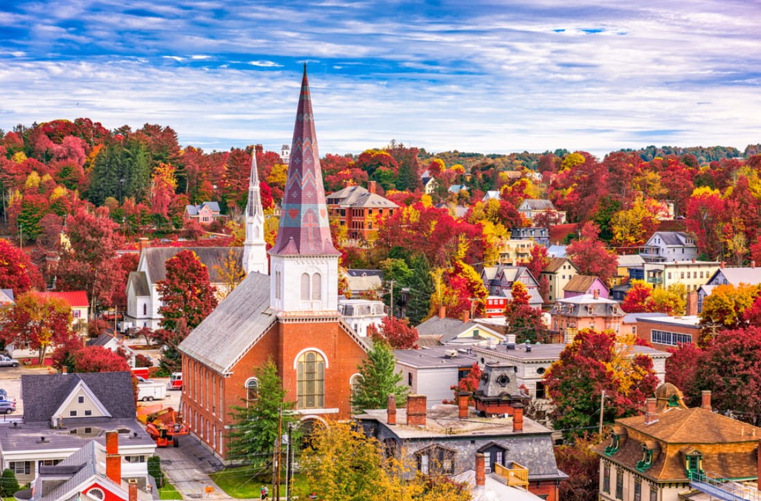 Montpelier Vermont Skyline