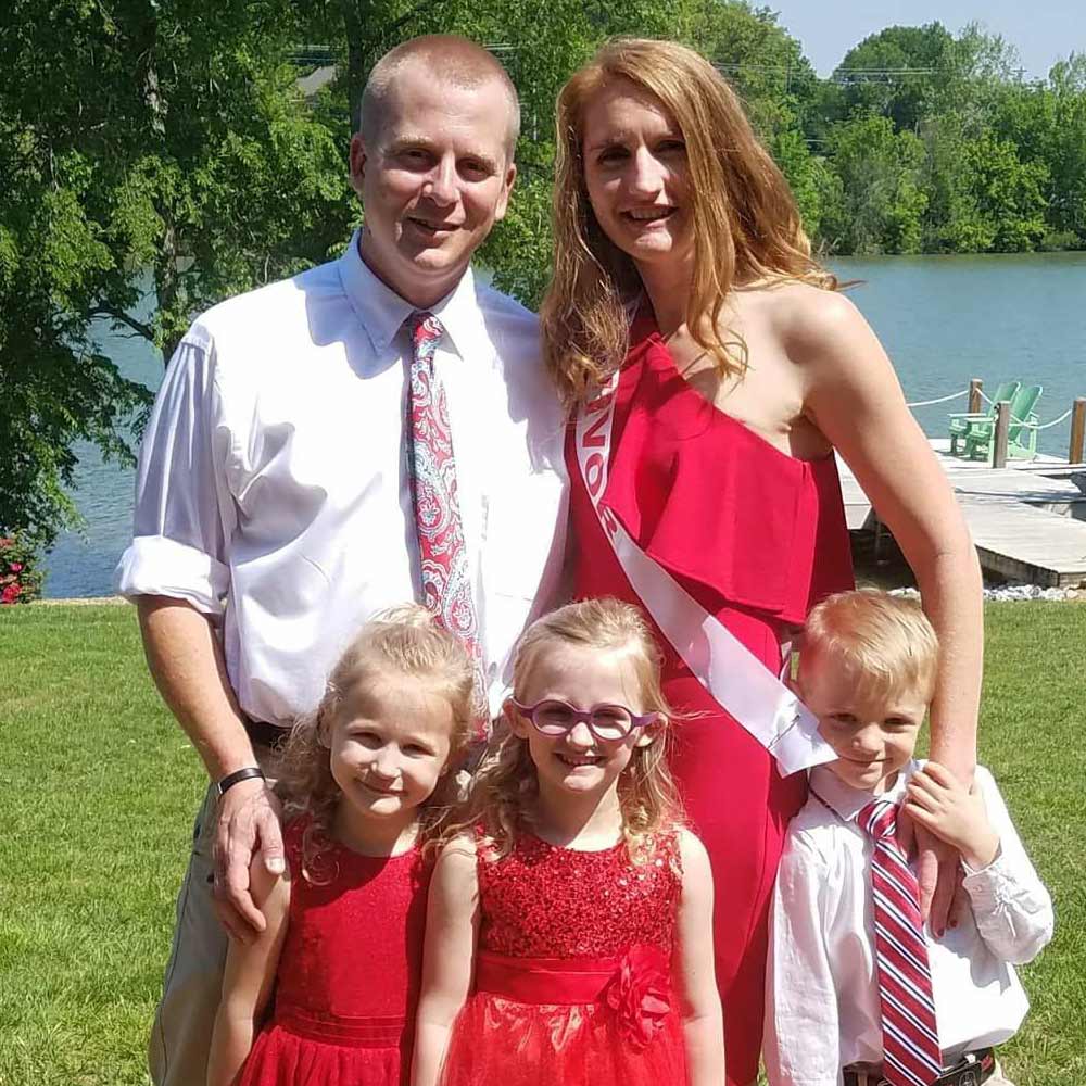 Meghan Cole and family