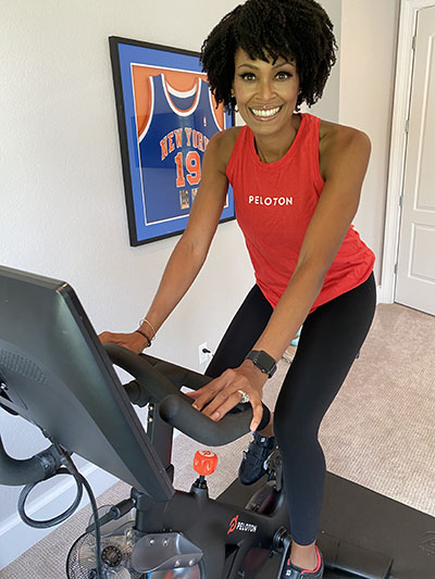 Danyelle on Peloton