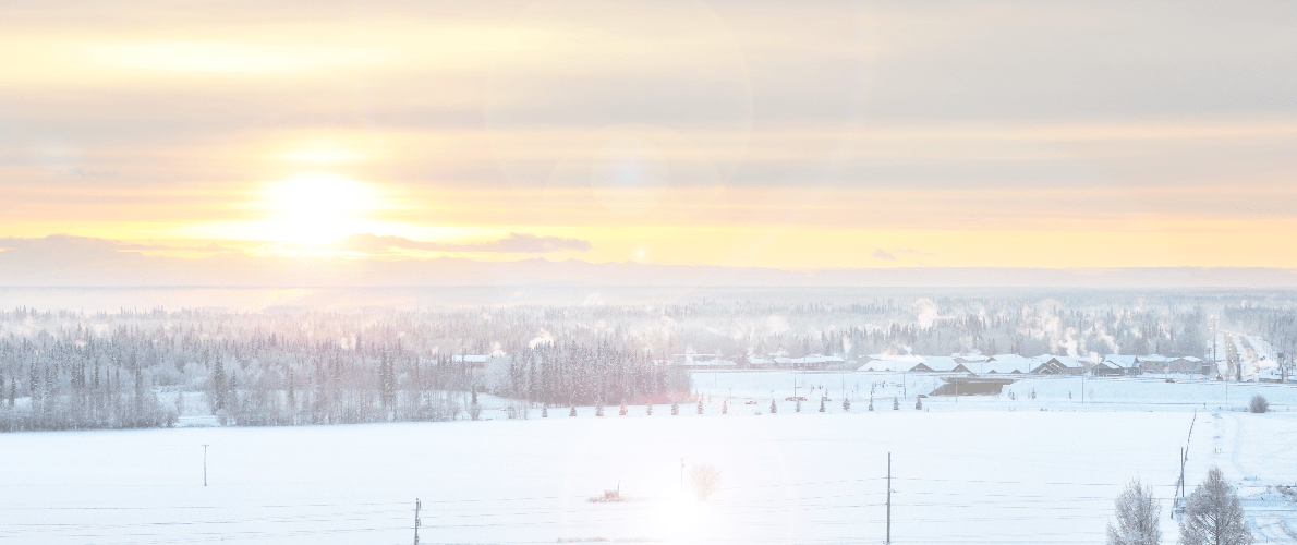 Fairbanks sunset Fairbanks sunset