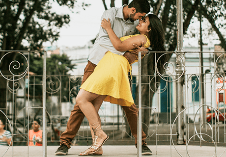 Inland Empire contact couple dancing