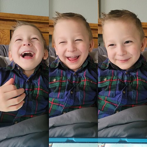 Bridger Kaiser 3 pics of happy little boy