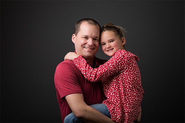 J.W. Hodge and his daughter Maddie
