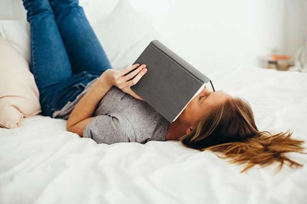 relax pexels woman relaxing with a book