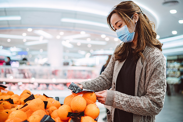 woman grocery shopping woman grocery shopping