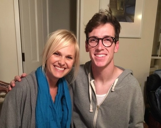 Andrew Blackshear with his sister, Jacquelyn Carpiaux (Photo courtesy of Andrew Blackshear)