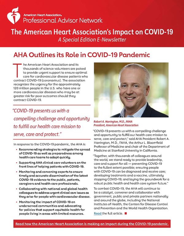 Professional Advisor Network Special Edition Newsletter