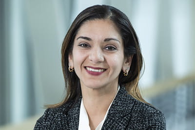 A professional headshot of Sadiya Sana Khan, MD, MSc, FAHA