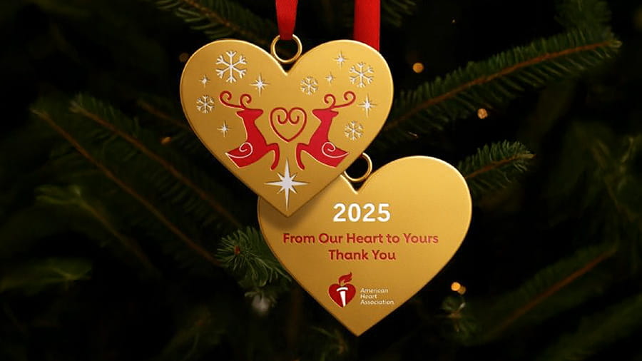 2025 American Heart Association Ornament