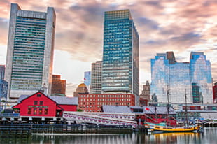 Photo of Boston skyline