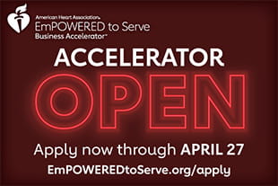 Application Now Open for the 2026 EmPOWERED to Serve Business Accelerator. Apply March 2 through April 27.