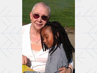 Miss Bea Cardenas-Duncan and great-grandson Tony Hamilton III