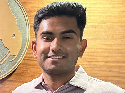 Florida State University student Rohan Shirur