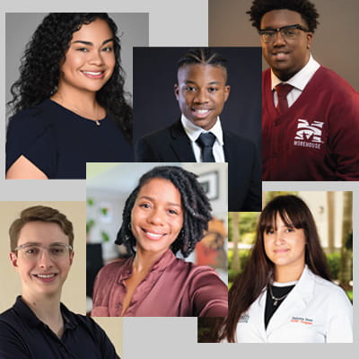 A montage of several American Heart Association Scholars class of 2025-26 headshots