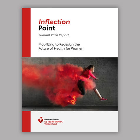 cover of the American Heart Association Inflection Point Summit 2026 Report