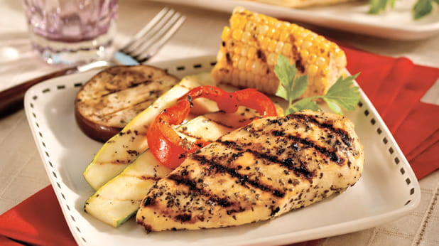 Grilled Chicken with Veg