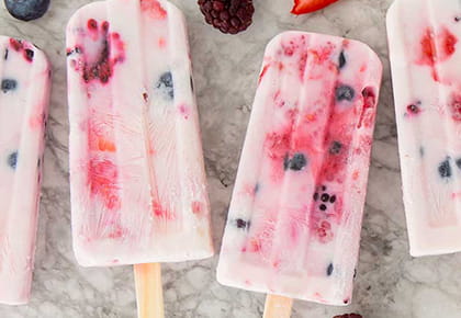 Mixed Berry Ice Pops