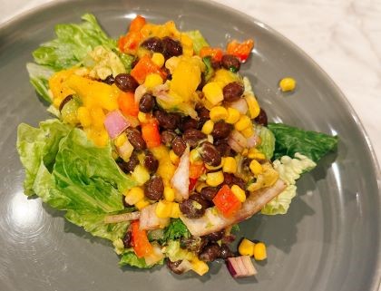 Mom's Roasted Turkey with Butternut Squash and Asparagus