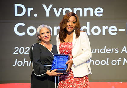 Yvonne Commodore-Mensah receives 2025 Watkins-Saunders Award