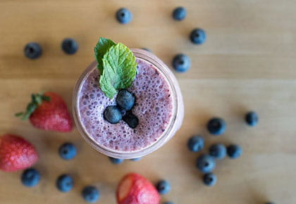 Blueberry Mango Smoothie 