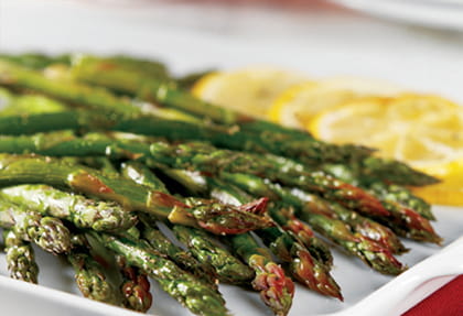 Broiled Asparagus Spears with Lemon sized
