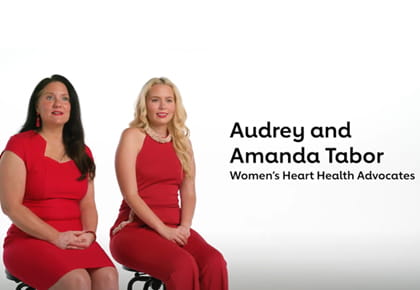 Audrey and Amanda Tabor