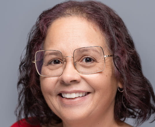 Professional headshot of Mercedes Cruz Professional headshot of Mercedes Cruz