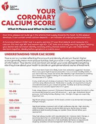Understanding Your Coronary Calcium Score PDF thumbnail