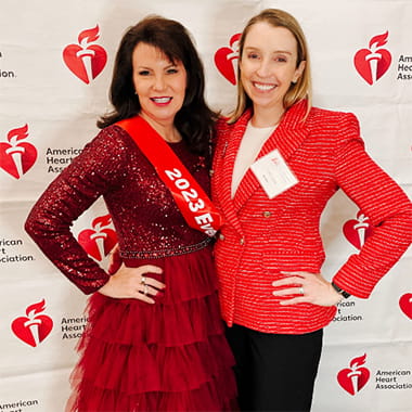 Juli Stone Moran at Go Red for Women event