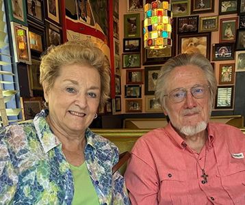 Ed Herider and Lynda Truitt, siblings