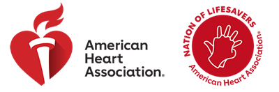 American Heart Association + Nation of Lifesavers logos