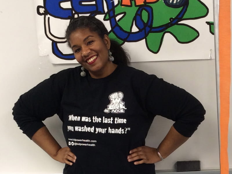 Dr. April Inniss helps kids understand how their bodies work.
