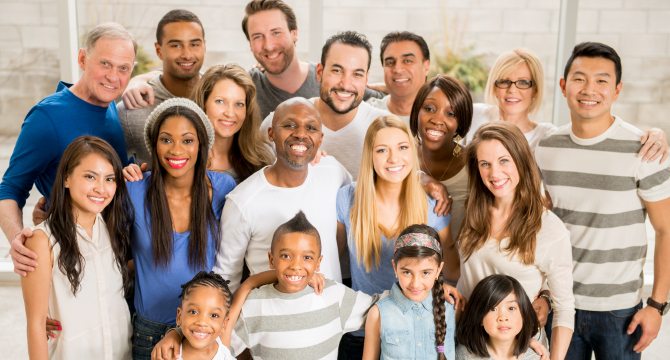 Group of diverse people