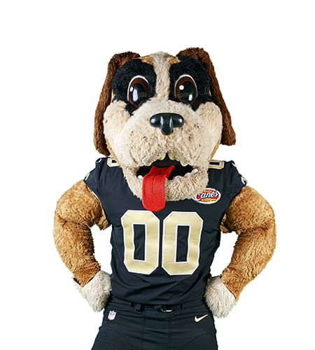 Gumbo, the New Orleans Saints mascot
