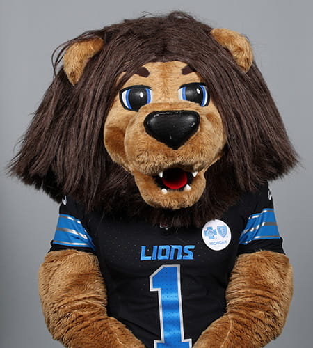 Roary, the Detroit Lions mascot