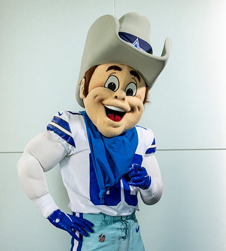 Rowdy, the Dallas Cowboys mascot