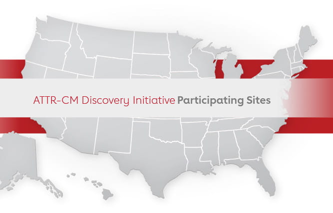 Map of the United States picture - ATTR-CM Discovery Initiative