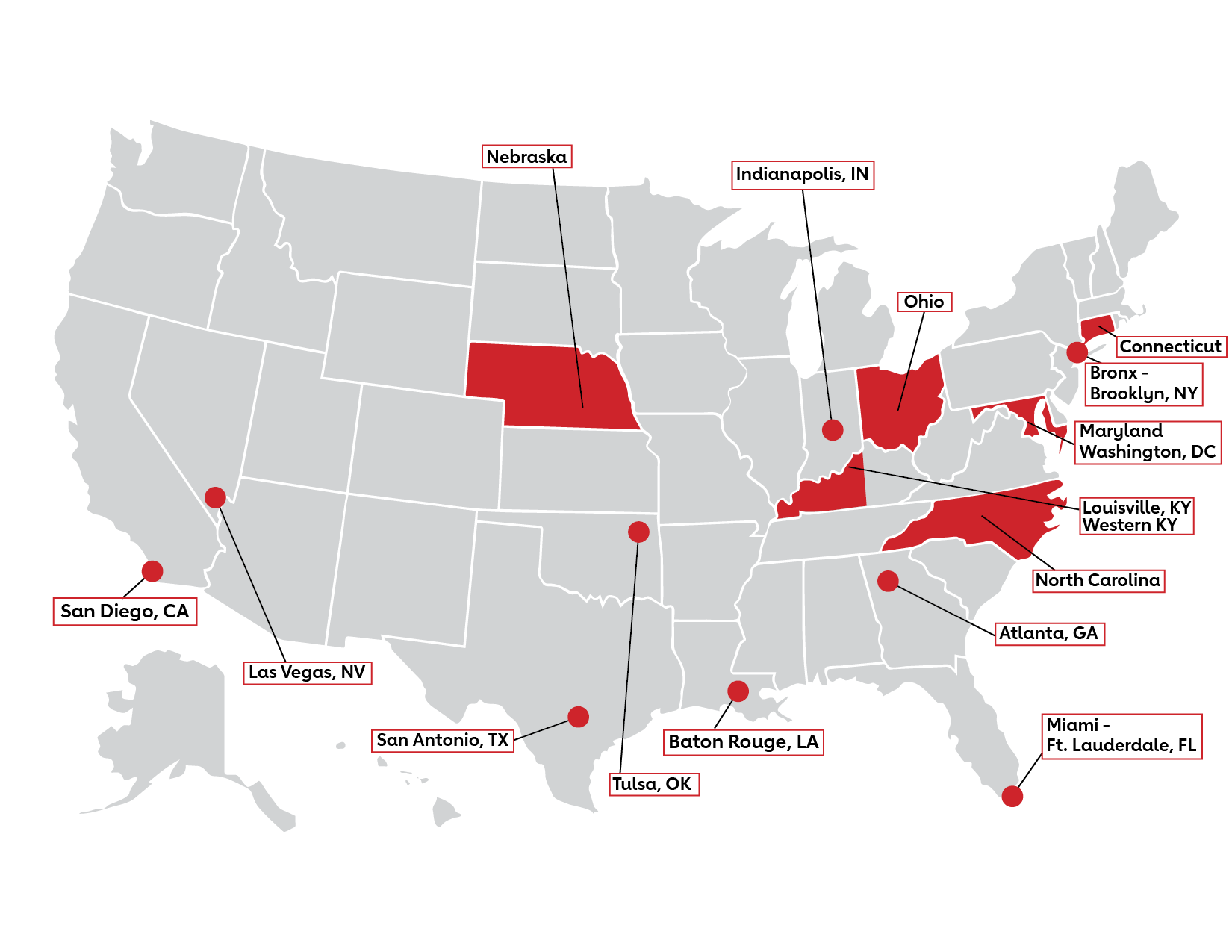 CKM 15 Regions Map