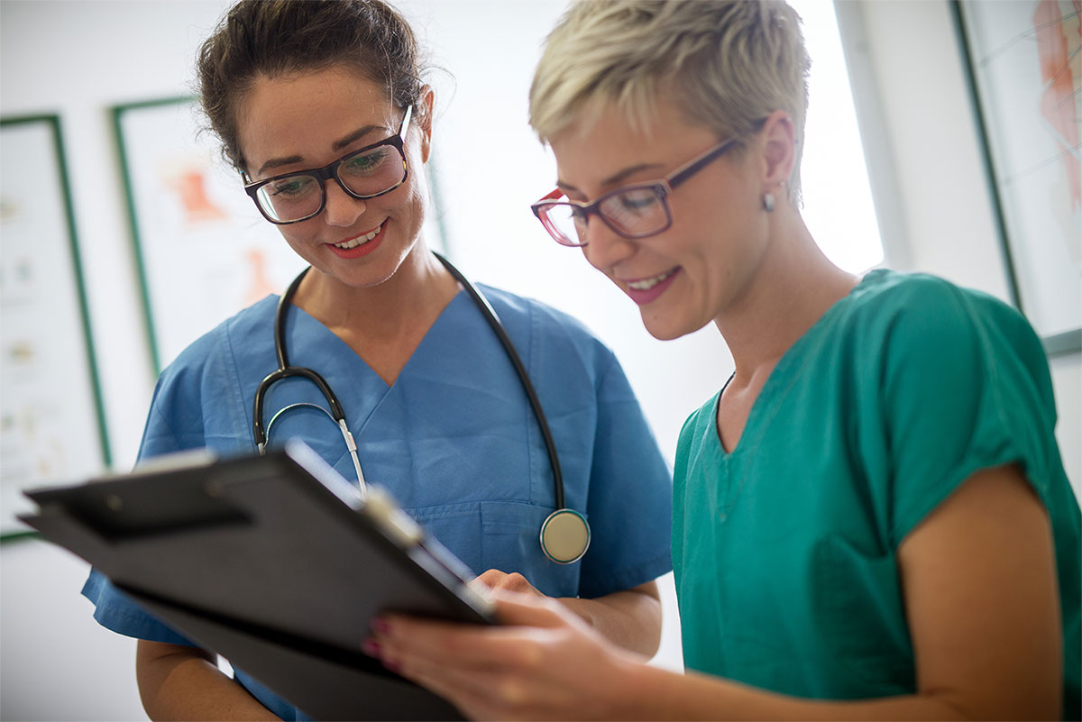 Get With The Guidelines 360, Doctors looking at a chart