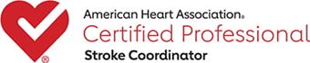 American Heart Association Certified Professional Stroke Coordinator logo
